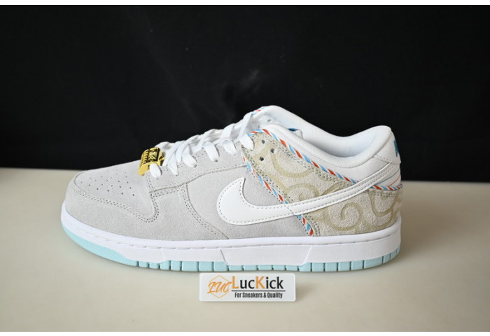nike dunk low barbershop grey dh7614-500