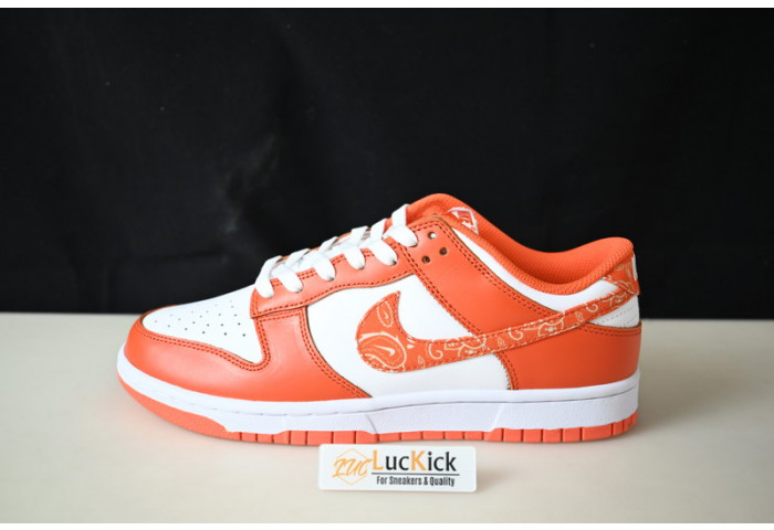 nike dunk low essential paisley pack orange (w) dh4401-103