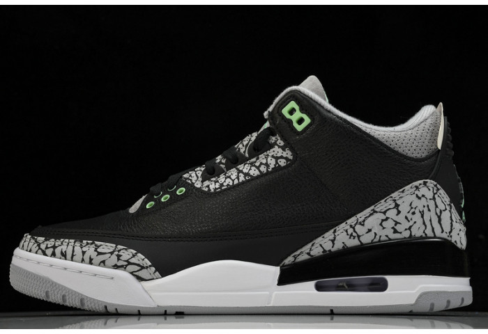 air jordan 3 retro "green glow" ct8532-031