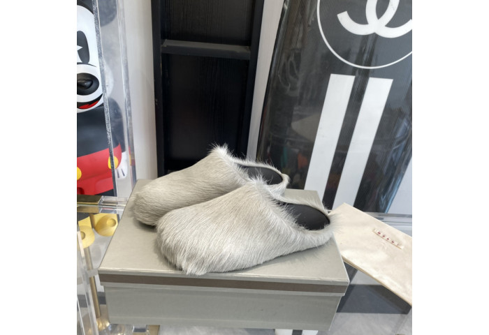 ma slide white fussbett sabot loafers   mar-010
