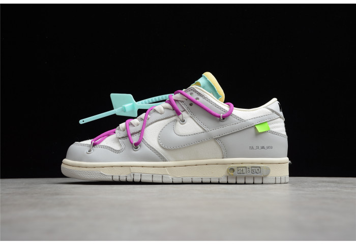 nike dunk low ow lot 21 dm1602-100