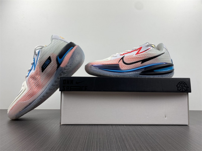 nike air zoom g.t. cut white black blue cz0176-101
