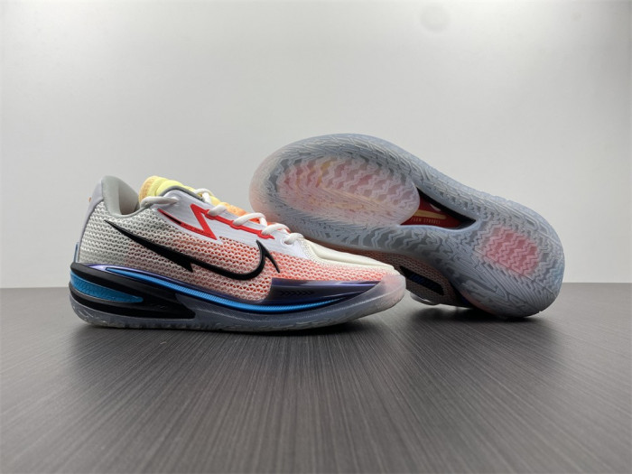 nike air zoom g.t. cut white black blue cz0176-101