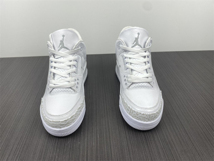 jordan 3 retro pure white 2018 (ps) 429487-111