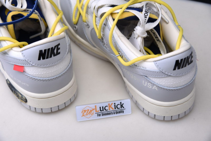 nike dunk low ow lot 27 dm1602-120