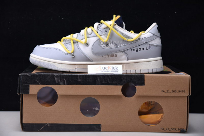 nike dunk low ow lot 27 dm1602-120