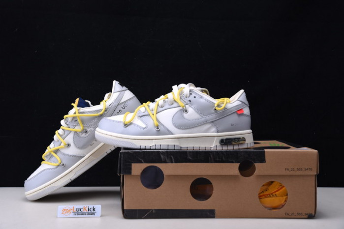 nike dunk low ow lot 27 dm1602-120