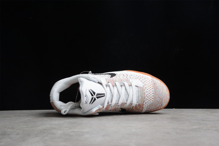 nike kobe 9 elite premium low htm milan white multi-color 698595-109