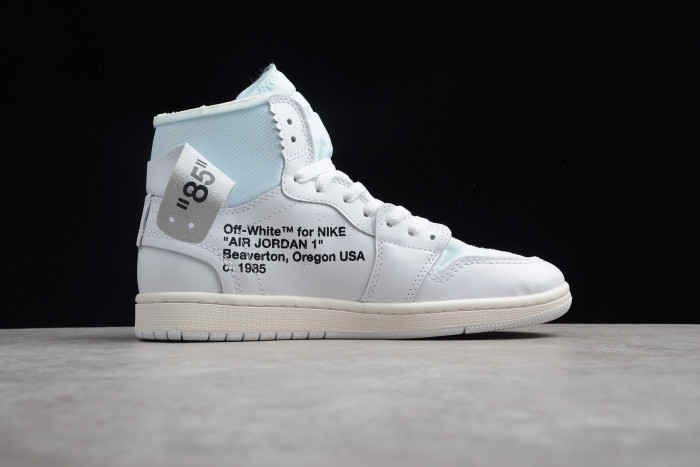jordan 1 retro high ow white (gs) aq8296-100