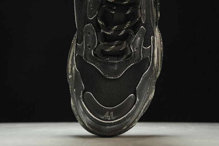 balenga triple s black clear sole btsbcs-021