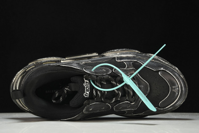 balenga triple s black clear sole btsbcs-021