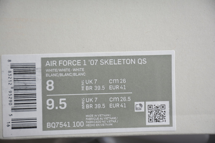 nike air force 1 bq7541-100