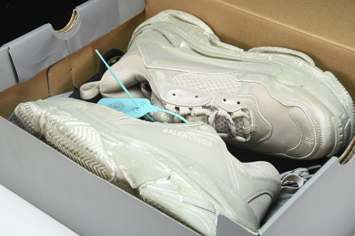 balenga triple s black clear sole btsbcs-022