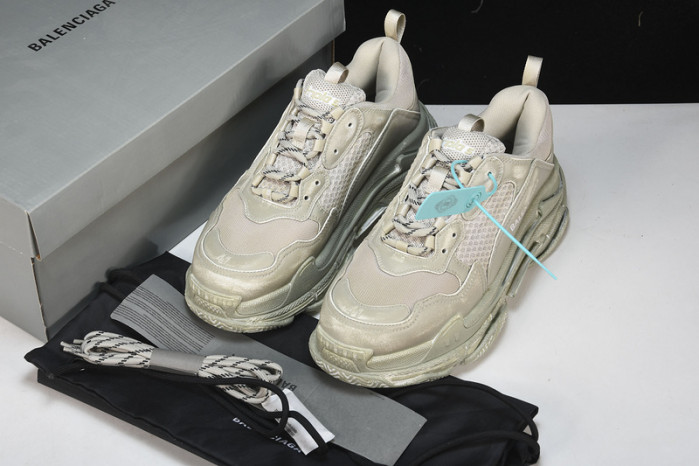 balenga triple s black clear sole btsbcs-022