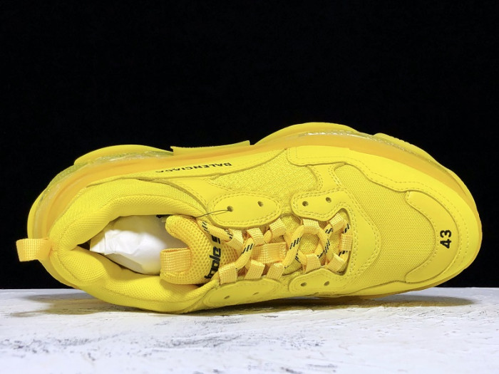 balenga triple s clear sole yellow 544351 w09o1 6501