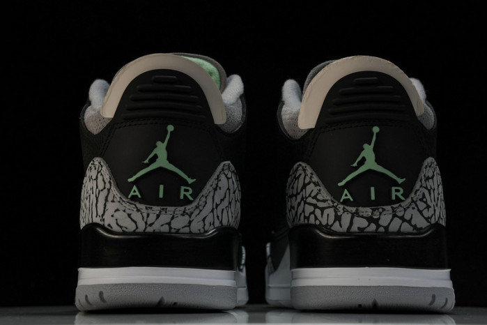 air jordan 3 retro "green glow" ct8532-031
