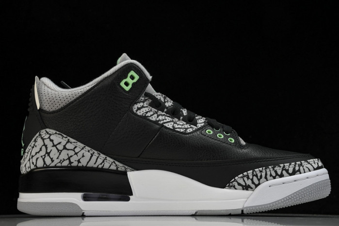 air jordan 3 retro "green glow" ct8532-031