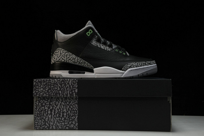 air jordan 3 retro "green glow" ct8532-031