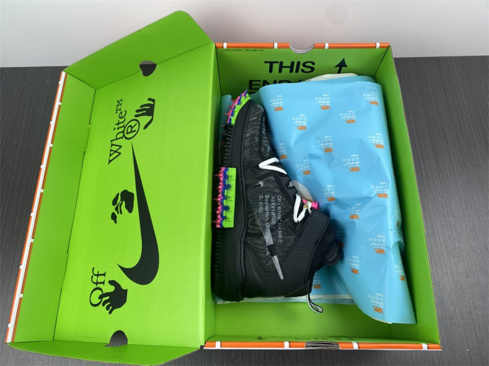ow x nike air force 1 mid “black” do6290-001