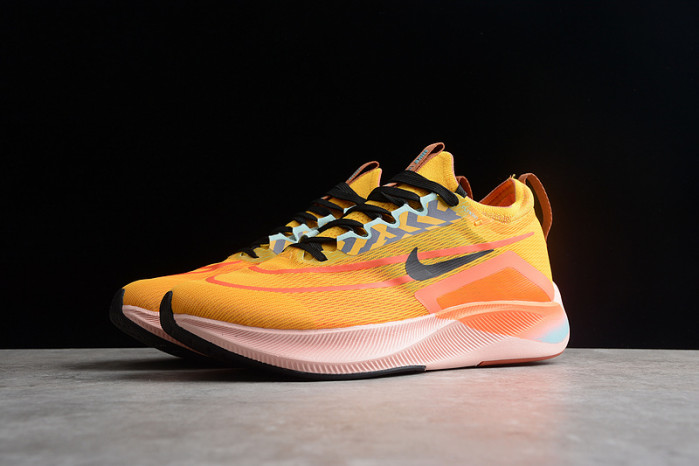 nike zoom fly 4 university gold magma orange do2421-739