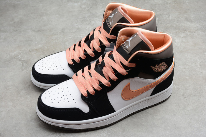 air jordan 1 mid “apricot agate” dh0210-100