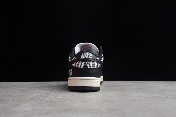 nike sb dunk low og qs quartersnacks zebra dm3510-001