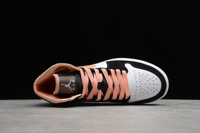 air jordan 1 mid “apricot agate” dh0210-100