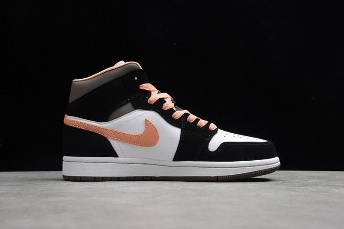 air jordan 1 mid “apricot agate” dh0210-100