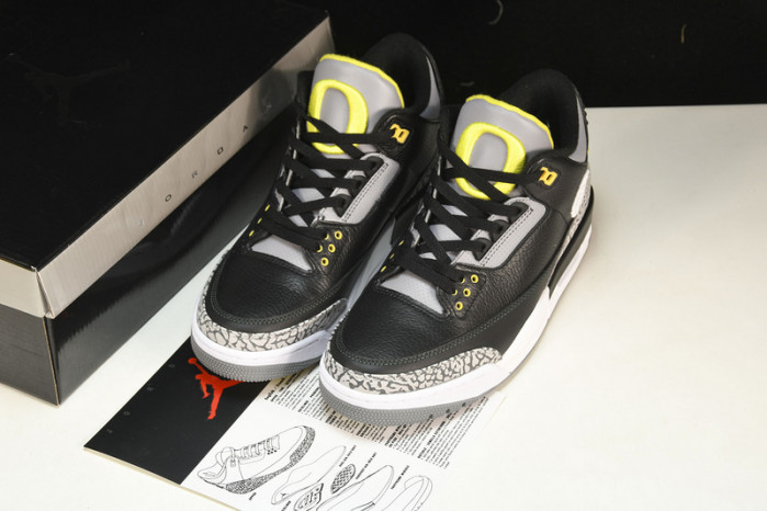 air jordan 3 retro"oregon duck" 282240