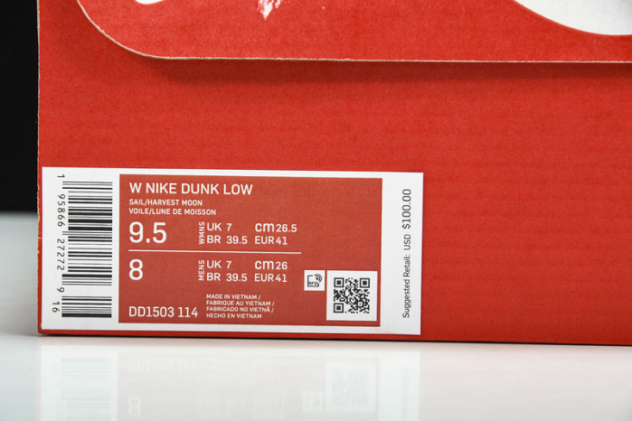 nike dunk low wmns "harvest moon" dd1503-114