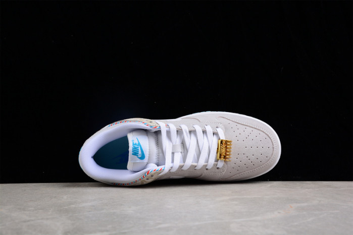 nike dunk low barbershop grey dh7614-500