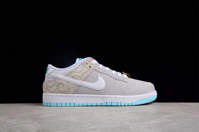 nike dunk low barbershop grey dh7614-500