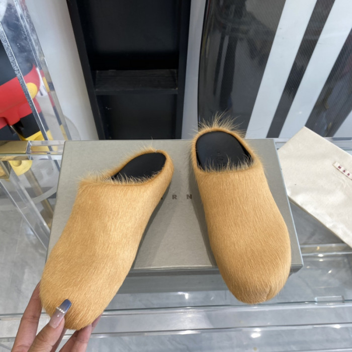 ma slide white fussbett sabot loafers mar-011