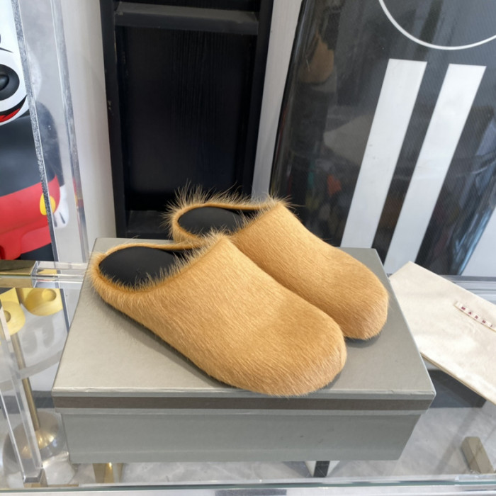 ma slide white fussbett sabot loafers mar-011