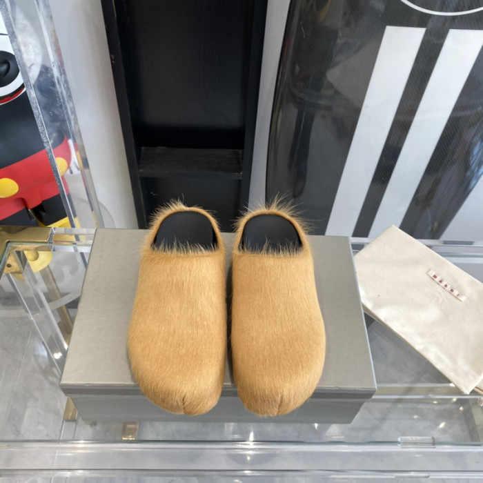 ma slide white fussbett sabot loafers mar-011
