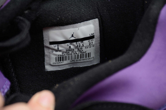 2018 travis scott x air jordan 4 “purple”308497-510