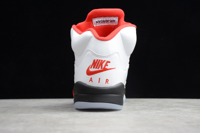 jordan 5 retro fire red silver tongue (2020) da1911-102
