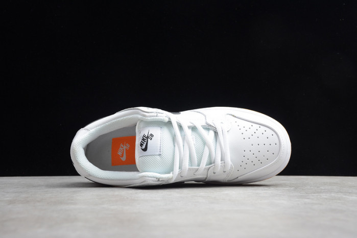 nike sb dunk low orange label white cd2563-100