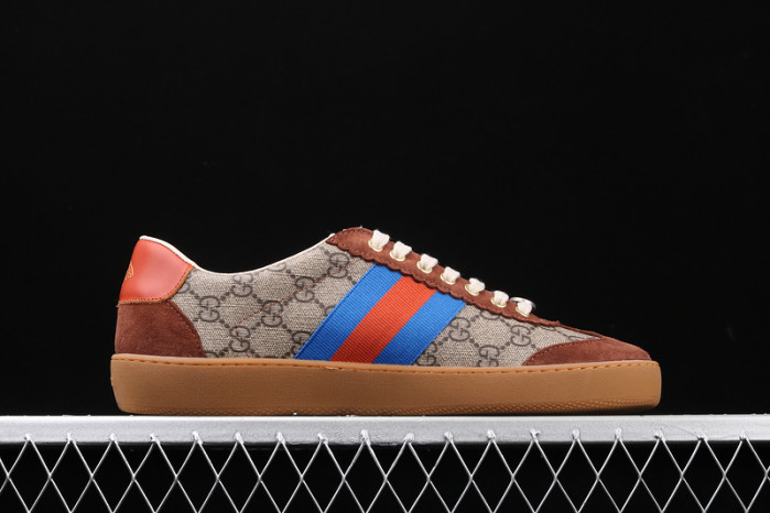 gc jbg leather and sued brown
