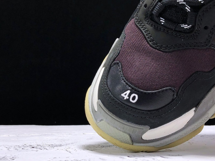 balenga triple s burgundy 536737 w09oh 1091