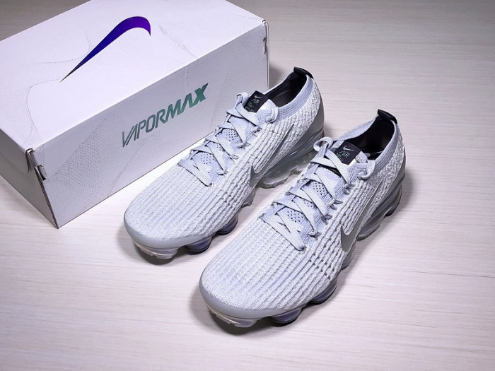 nike air vapormax flyknit 3 white reflect silver aj6900-101