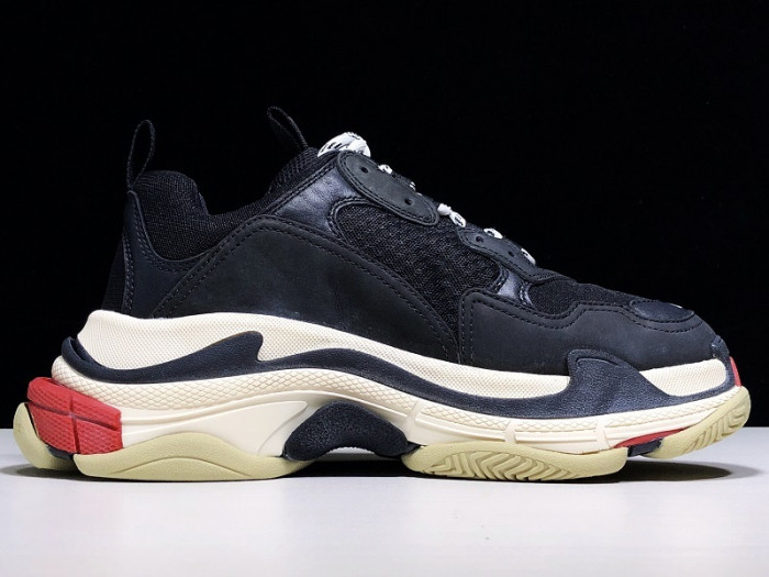 balenga triple s black white red 483513-w06e1-1000