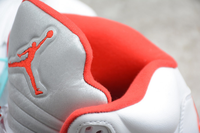 jordan 5 retro fire red silver tongue (2020) da1911-102