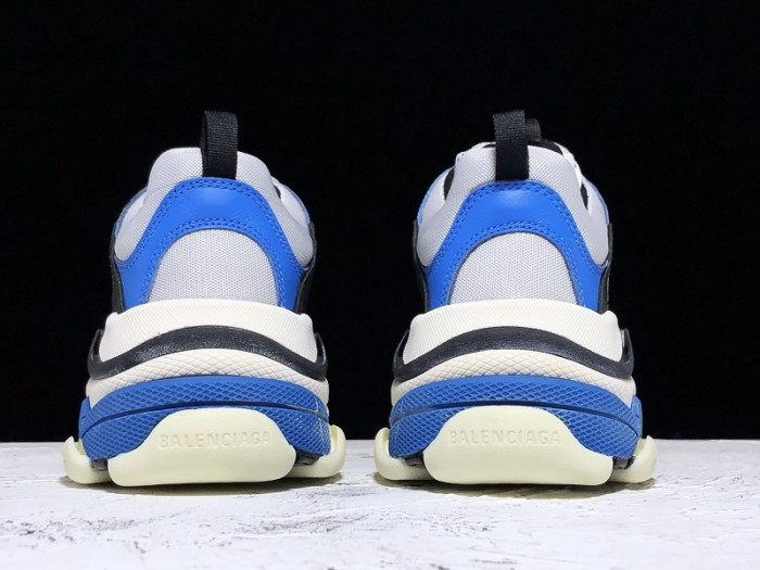 balenga triple s black blue 536737w09oh1007