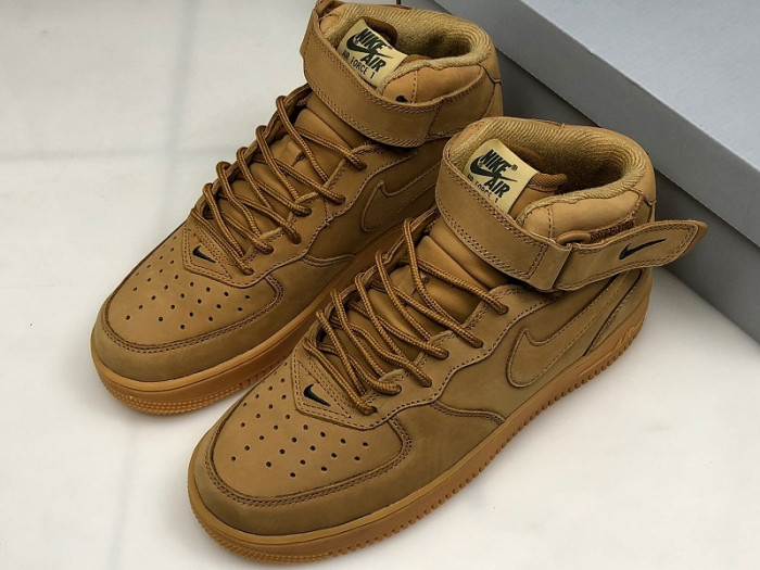 nike air force 1 mid flax (2016) 715889-200