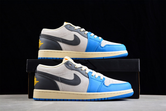 air jordan 1 low "unc grey" dz5376-469