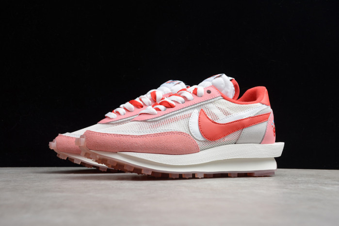 nike ldwaffle x sacai white pink  bv5378-800