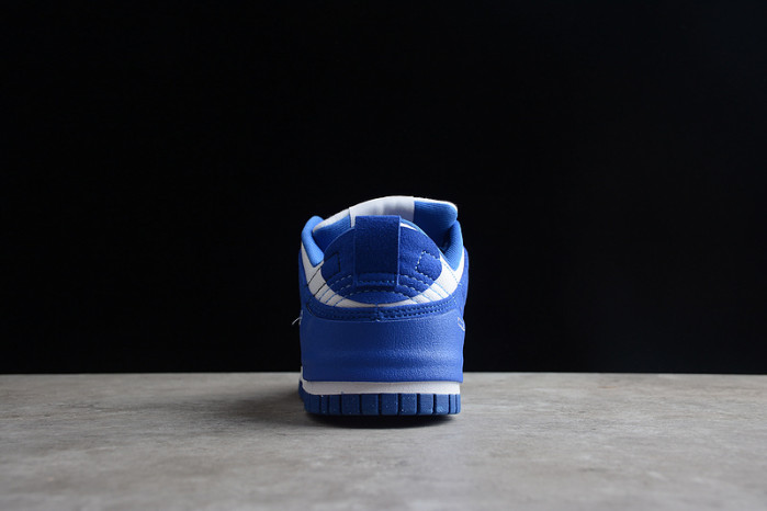 nike dunk low disrupt 2 white university blue (w) dh4402-102