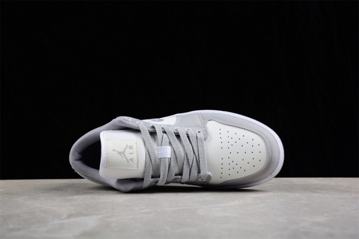 air jordan 1 low "light steel grey" dv0426-012