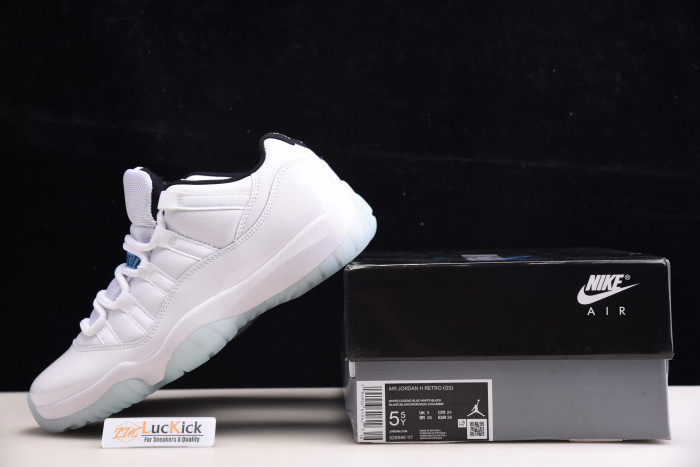 jordan 11 retro low legend blue (gs) av2187-117